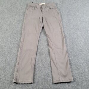 Levis 511 Jeans Boy's (14 Reg 27x29 Label) Straight Leg Slim Gray